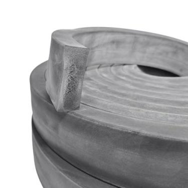Imagem de Borracha Perfil Esponjoso Vedação 54x18mm Macio - 1 Metro Borrachas Lo