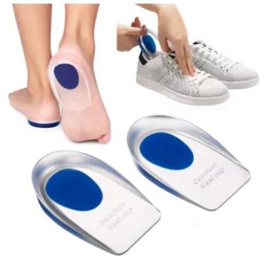 Imagem de Palmilha Calcanheira Silicone Esporão Ponto Azul - Confort