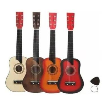 Imagem de Mini Violão Infantil com Cordas de Aço - FUN GAME, Marrom