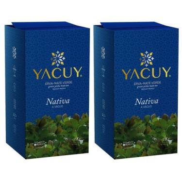 Imagem de 2 Erva Mate Chimarrão YACUY NATIVA VÁCUO S/GLÚTEN 1kg