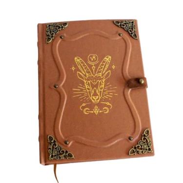 Imagem de Caderno Feito à Mão Grimório Diário Signos - Carpricórnio A5 200 Folhas