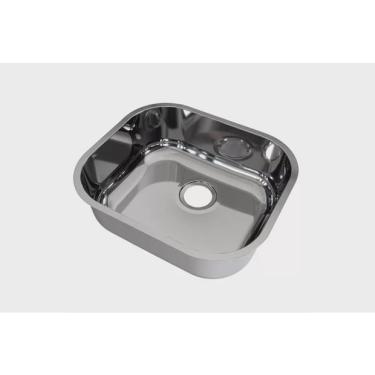 Imagem de Cuba Docol Embutir Invicta Alto Brilho sem Vsa 3,5'' 40x34x15cm Inox