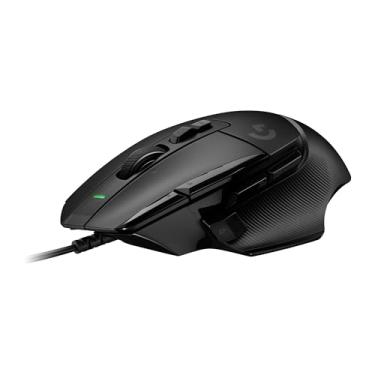 Imagem de Logitech G Mouse para jogos com fio 502 x - interruptores primários híbridos óptico-mecânicos LIGHTFORCE, sensor de jogos HERO 25K, compatível com PC - macOS/Windows - Preto
