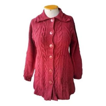 Imagem de Sobretudo Plus Size Tricot Premium Mousse Super Grosso Lindo-Feminino