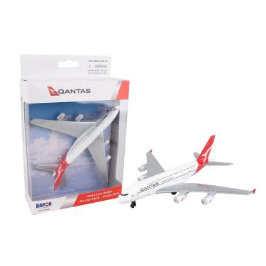 Imagem de Avião Daron Qantas Single White Médio Airbus A380