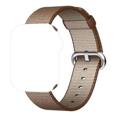 Imagem de Pulseira Nylon Amarela Compatível com Apple Watch 38mm 40mm - Baú do V