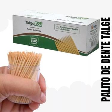Imagem de Palitos dental petisco higienico tagel bambu asiático 5mil unidades - 