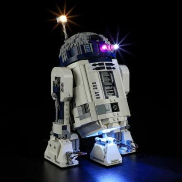 Imagem de GEAMENT Version 2024 LED Light Kit Compatible with Lego 75379 R2-D2 (Ver.2024) Building Model (Model Set Not Included)