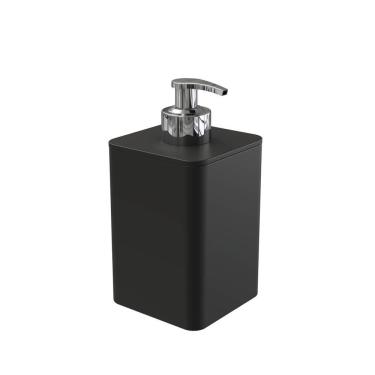 Imagem de Dispenser Para Detergente E Sabonete Líquido Com Válvula Cromada - Stolf Preto