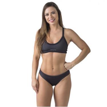 Imagem de Sunkini performance preto kauna swim, GG