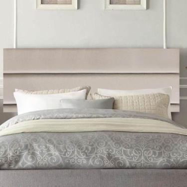 Imagem de Painel Estofado Luxo Argentina 160cm Queen Size Para Cama Box Suede Be