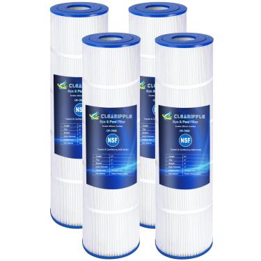 Imagem de Clearipple Filtro de piscina compatível com Jandy CL 460, CV460, Unicel C-7468, PJAN115, Ultral-A9, Filbur FC-0810, filtros Excel XLS-705, FC-6410, certificado NSF, pacote com 4