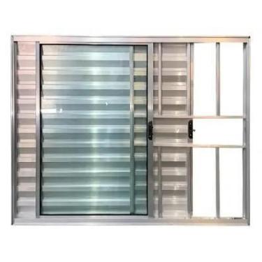 Imagem de Veneziana 3 Folhas Com Grade Linha 18 - Prover Esquadrias, 120x120, Pr