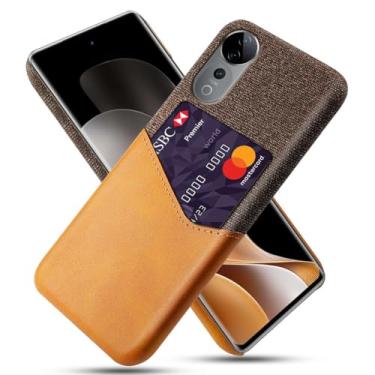 Imagem de Capa para Vivo S19 PRO 5G,Anti-deslizamento,Proteção contra quedas de 360°,Resistência à impressão digital,Tela e caso de couro PU com 1 slot de cartão atrás-Brown