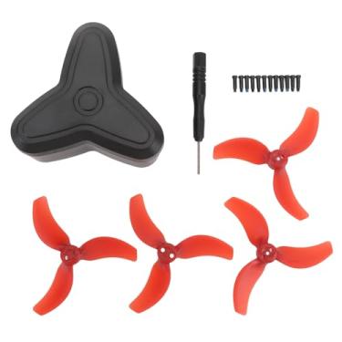 Imagem de 2 pares RC DRONE PROPLEDORES 3032S PC Lightweight RC Drone Prop Blades com caixa de armazenamento para Avata 2 Drone Acessórios (Vermelho)