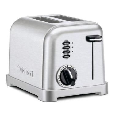 Imagem de CPT-160 Torradeira 2 Fatias Clássica de Metal, Aço Escovado - Cuisinar