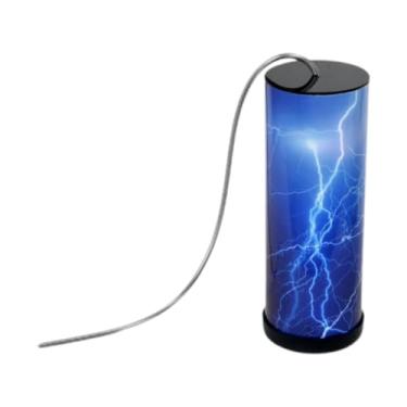 Imagem de Almencla Tube Percussion Instrumento imite clima Spring tambor tambor de tubo de tubo experimento para crianças iniciantes iniciantes, Azul