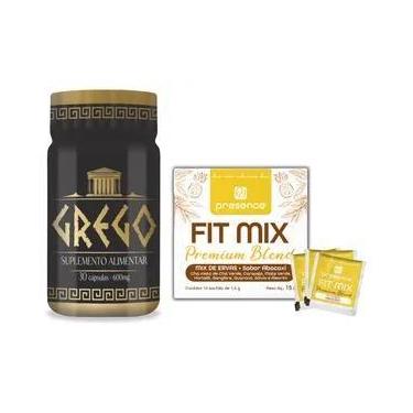 Imagem de Grego Suplemento + Chá Fit Mix 10 Sachês, Abacaxi