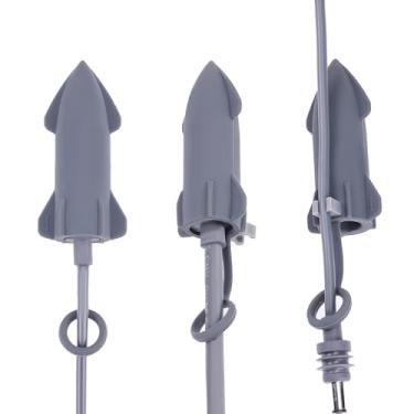 Imagem de Mini tampas de cabo Starlink, proteção de cabo Starlink V4, capa protetora de acessórios, capas protetoras de cabo de rede, tampas de silicone duráveis contra poeira e rachaduras