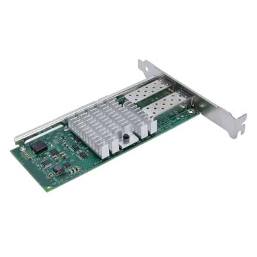 Imagem de Zopsc Cartão de Rede SFP+ 10Gbps, Adaptador Ethernet PCI Express X8 Com Chipset 82599 e 2 Portas SFP+, para Ambientes de Servidor Suportam Linux VMware