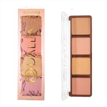 Imagem de Dalla Paleta De Blush Contorno E Iluminador Elegance 14g