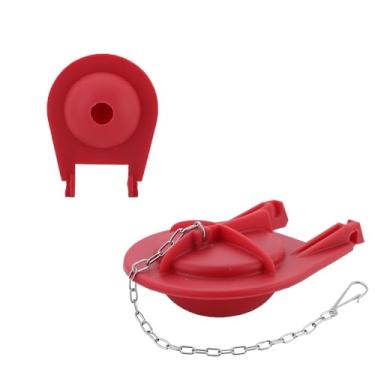 Imagem de Kit de substituição para vaso sanitário estilo grande de 8,5 cm com corrente, compatível com Kohler GP1039444 melindrosa para banheiros de uma peça com tecnologia classe cinco, vedação forte, vermelho