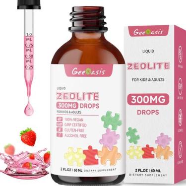 Imagem de Zeolite Detox Geeoasis Liquid 60 ml com vitamina B12 e D3 para criança