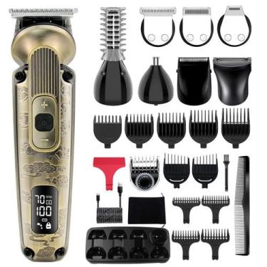Imagem de Aparador de barba Hatteker Beard Trimmer Mustache 8 em 1 para homens