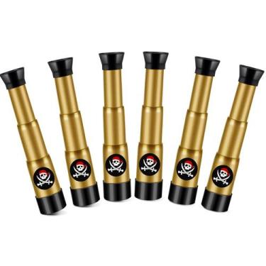 Imagem de Telescópios piratas Zubebe Plastic Kids Halloween Party x6