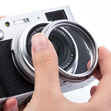 Imagem de Kase Filtro De Lente Com Proteção Uv Mcuv Para Câmeras Fujifilm Série X100 X100/X100S/X100F/X100T/X100V/X100Vi - Moldura Prateada, Vidro Óptico Hd Multirrevestido, Acessórios Compactos