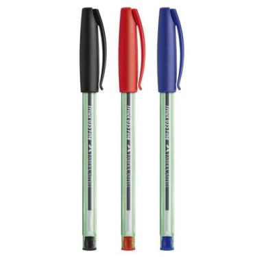 Imagem de Caneta esferográfica trilux Faber Castell 0.8mm com 3 cores - Faber-Ca