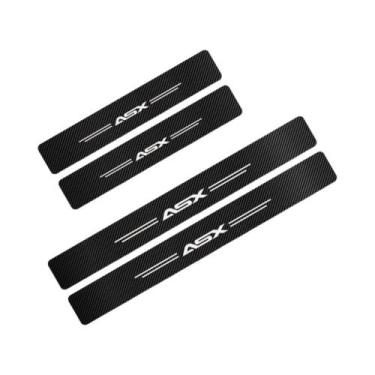Imagem de Adesivos Para Soleira De Porta De Carro Mitsubishi Lancer Pajero ASX G