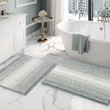 Imagem de Conjunto de tapetes e tapetes de banheiro BSICPRO Chenille Bath Mat