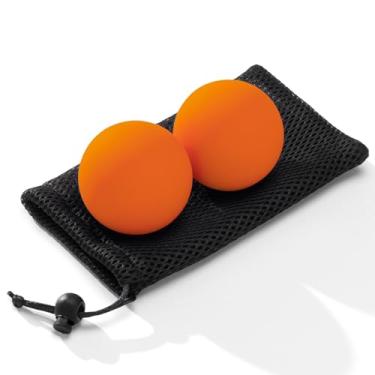 Imagem de SUBCULTUREPICK Bolas de massagem de lacrosse para liberação miofascial, massagem profunda de ioga, terapia de ponto de gatilho e fascite plantar nos pés, bola massageadora de dor muscular (2 pacotes