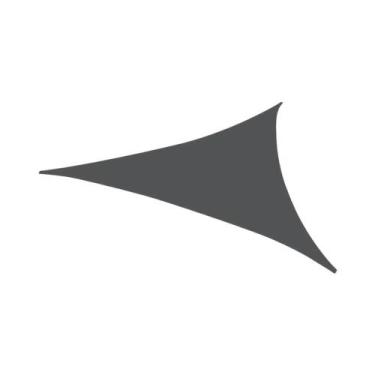 Imagem de Tenda De Praia Portátil Triangular Cinza Com Proteção UV, Toldo Imperm