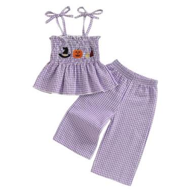 Imagem de Roupa de Halloween Kayotuas Toddler Girl Pumpkin Clothes 12-18M
