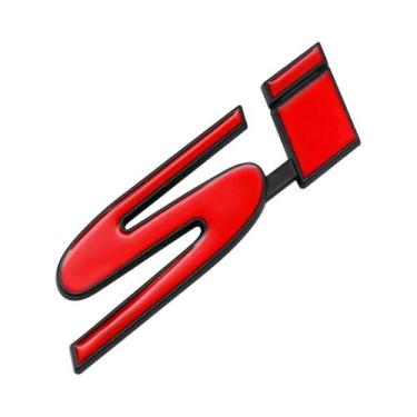 Imagem de Adesivo Para Grade Frontal Do Carro Honda SI, Emblema Para Porta-Malas