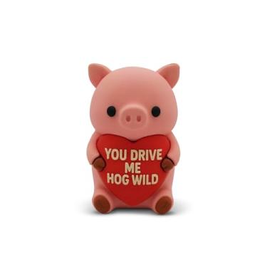 Imagem de GOOFBALLS Sweethearts Figurine – Miniature Home Accent, Small Tabletop Ornament for Shelf, Desk, or Living Room Décor – Pig
