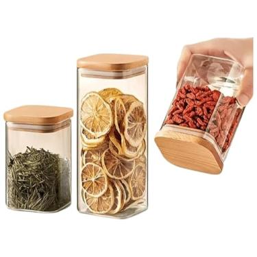 Imagem de KIT 3 PÇ Conjunto de Potes Herméticos VIDRO 3 MODELOS(CF-018A)