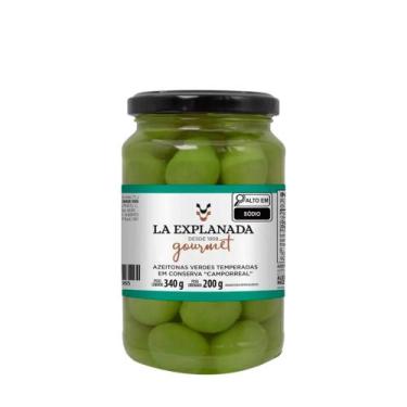 Imagem de Azeitona Verde Temperada La Explanada Gourmet  200g