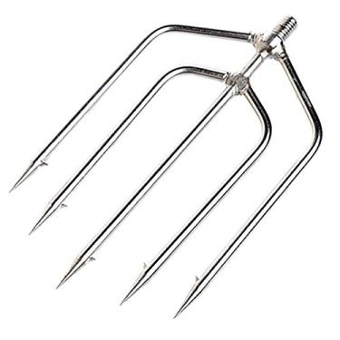 Imagem de Persei Arpão de pesca 3 garras 5 garras gancho de pesca de aço inoxidável com parafuso de 8 mm (5 pinos)