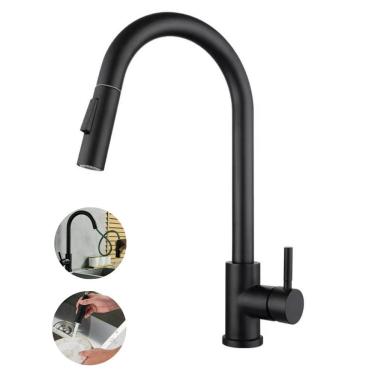 Imagem de Torneira Cozinha Gourmet Misturador Monocomando Inox 304