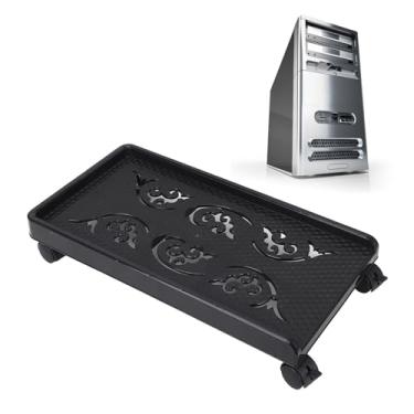 Imagem de VBESTLIFE Suporte Torre do Computador, Suporte de CPU Espessado Com 4 Rodas de Rodízio, até 30 Kg, Se Encaixa na Maioria Dos PC, 18.11x9.65x3.15in