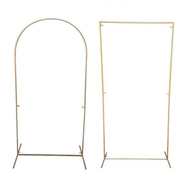 Imagem de NOVIDADE !!! ARCO 2 EM 1 - ARCO PAINEL ROMANO/RETANGULAR ESTRUTURA PARA BEXIGAS DECORAÇÃO FESTA PEGUE E MONTE