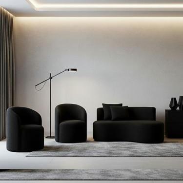 Imagem de Conjunto Decorativo 02 Poltronas + Sofá Curvo Orgânico Nature Gaia Bou