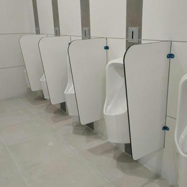 Imagem de Divisória de vaso sanitário para urinol, divisórias de banheiro, painéis de privacidade para mictórios, tela de proteção de divisória, para escolas/jardins de infância/shoppings/locais públicos, 90 x