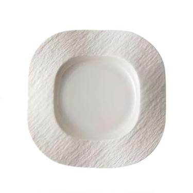 Imagem de Prato de jantar de cerâmica leve pratos de servir prato de sobremesa reutilizável pratos de micro-ondas e lava-louças para cozinha