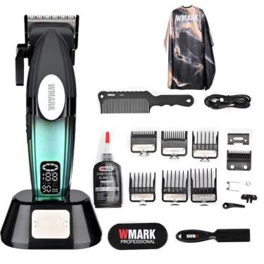 Imagem de Maquina Corte Cabelo Ng 8038 Wmark Profissional Azul