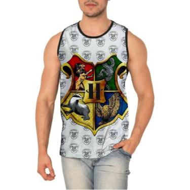 Imagem de Camiseta Regata Harry Potter Full Print Ref:393 - smoke, Preto, GG