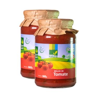 Imagem de Kit 2X: Molho de Tomate Orgânico Coopernatural 585g